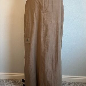 Brown Maxi Skirt